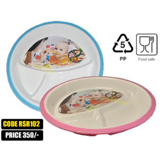 Baby plastic feeding Plate