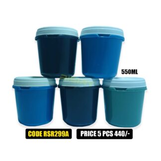 5 pcs jar set multicolor