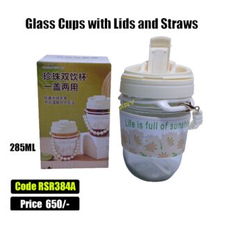 juice glass with straw