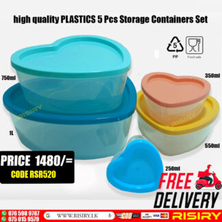 5 pcs storage containers set