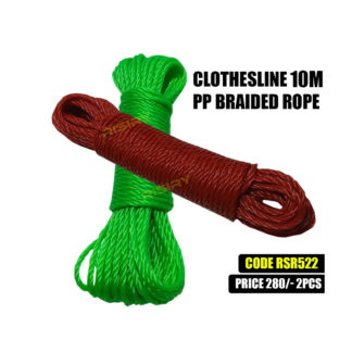 2 pcs Nylon Rope 5mm Clothesline 20m PP Rope