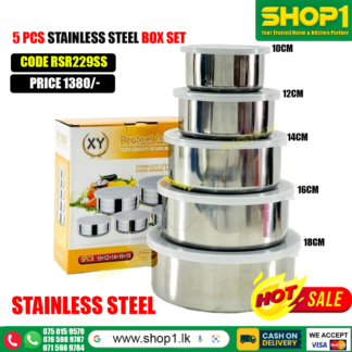 Protect stainless steel fresh box 5 pcs set