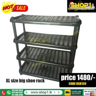 Xl big size shoe rack plastic