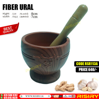 Fiber mortar and pestle