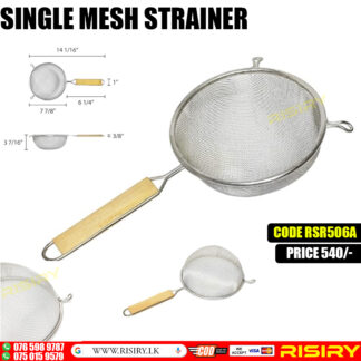 High Quality Fine Mesh Stainless Steel Strainers with Wooden Handle