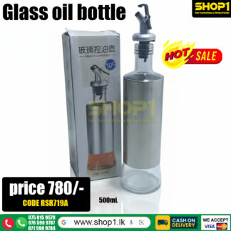 glass oil bottle
