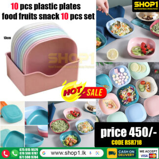 10 Pcs Mini Serving Plates With Stand