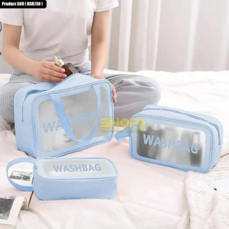 3 Pcs Wash Bag Set