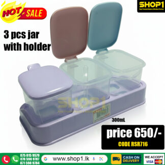 3 pcs jar with holder
